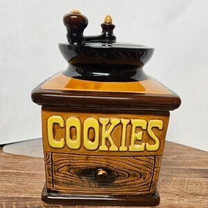 Vintage Giftcraft Ceramic Coffee Mill Cookie Jar